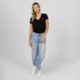 Women's V - Neck Jersey T-Shirt - JAMES BARK