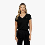 Women's V - Neck Jersey T-Shirt - JAMES BARK