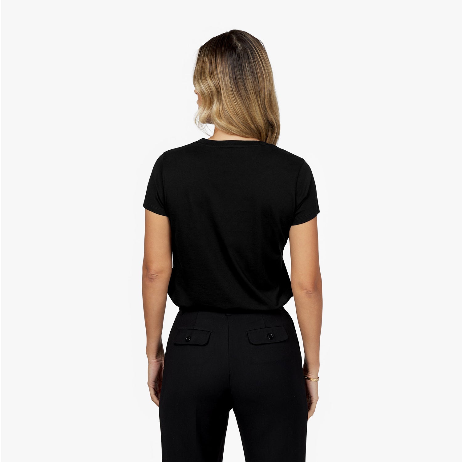 Women's V - Neck Jersey T-Shirt - JAMES BARK