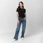 Women's Ribbed T-Shirt - JAMES BARK