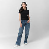 Women's Ribbed T-Shirt - JAMES BARK