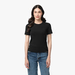 Women's Ribbed T-Shirt - JAMES BARK