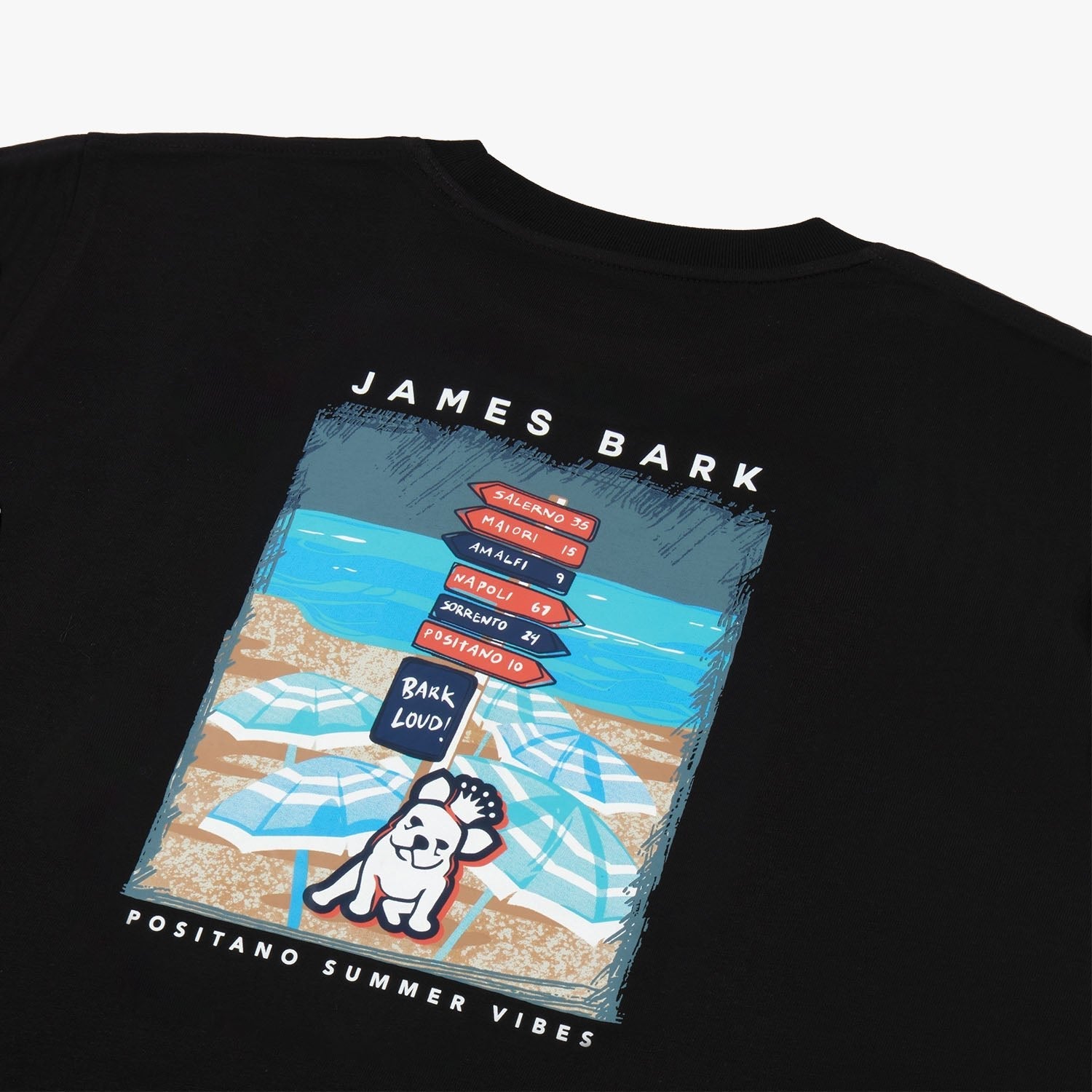 Women's Amalfi Signs Graphic Tee - JAMES BARK