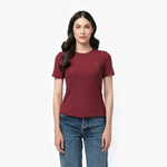 Women's Ribbed T-Shirt - JAMES BARK