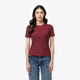 Women's Ribbed T-Shirt - JAMES BARK