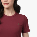 Women's Ribbed T-Shirt - JAMES BARK