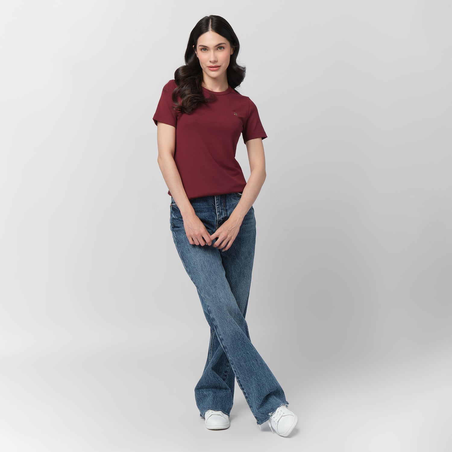 Women's Ribbed T-Shirt - JAMES BARK