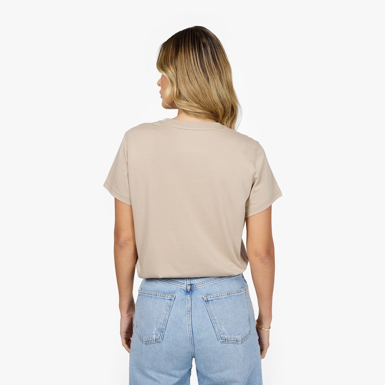 Women's Privé Patch Jersey Tee - JAMES BARK