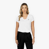 Women's V - Neck Jersey T-Shirt - JAMES BARK