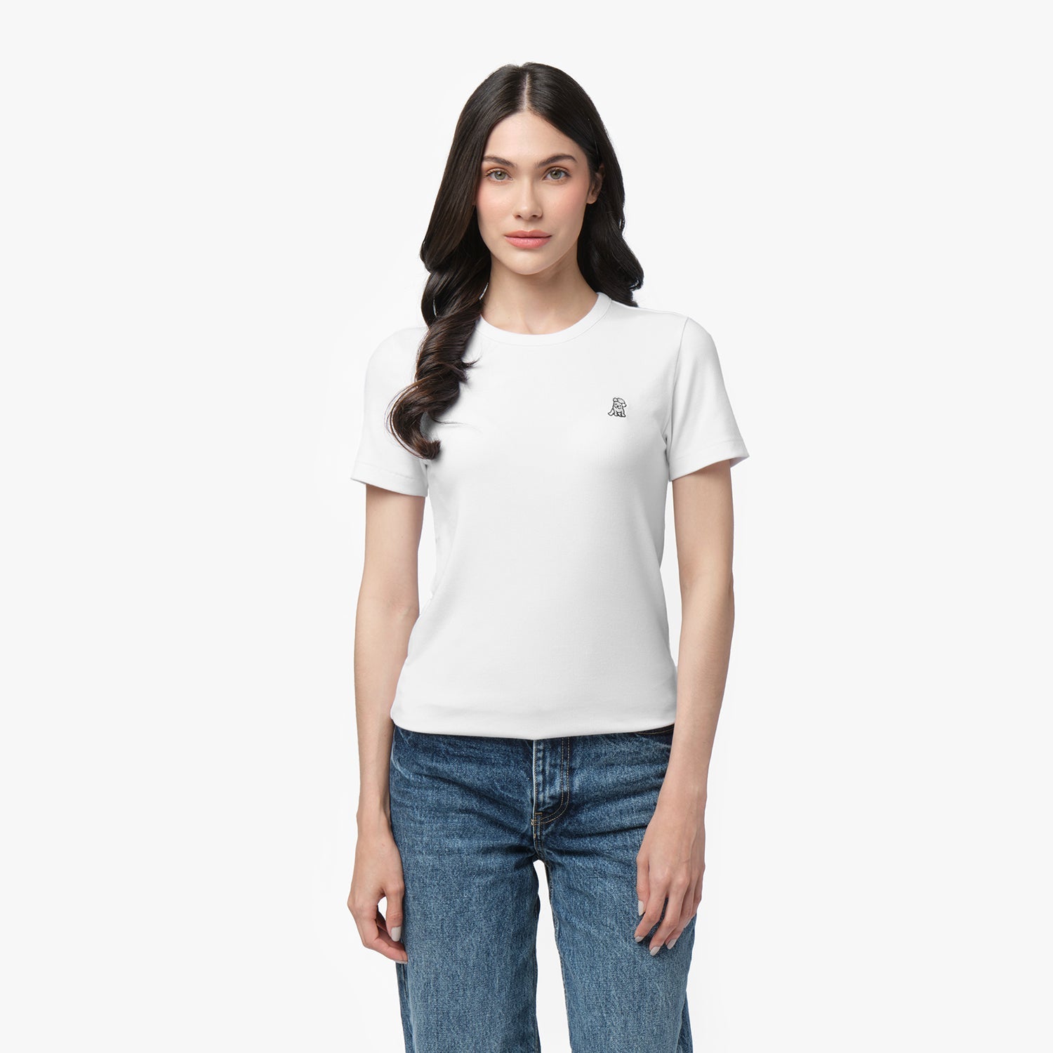 Women's Ribbed T-Shirt - JAMES BARK