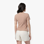 Women's Ribbed T-Shirt - JAMES BARK