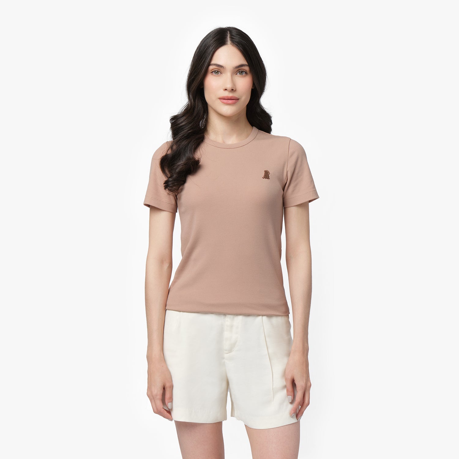Women's Ribbed T-Shirt - JAMES BARK