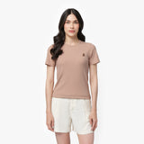 Women's Ribbed T-Shirt - JAMES BARK