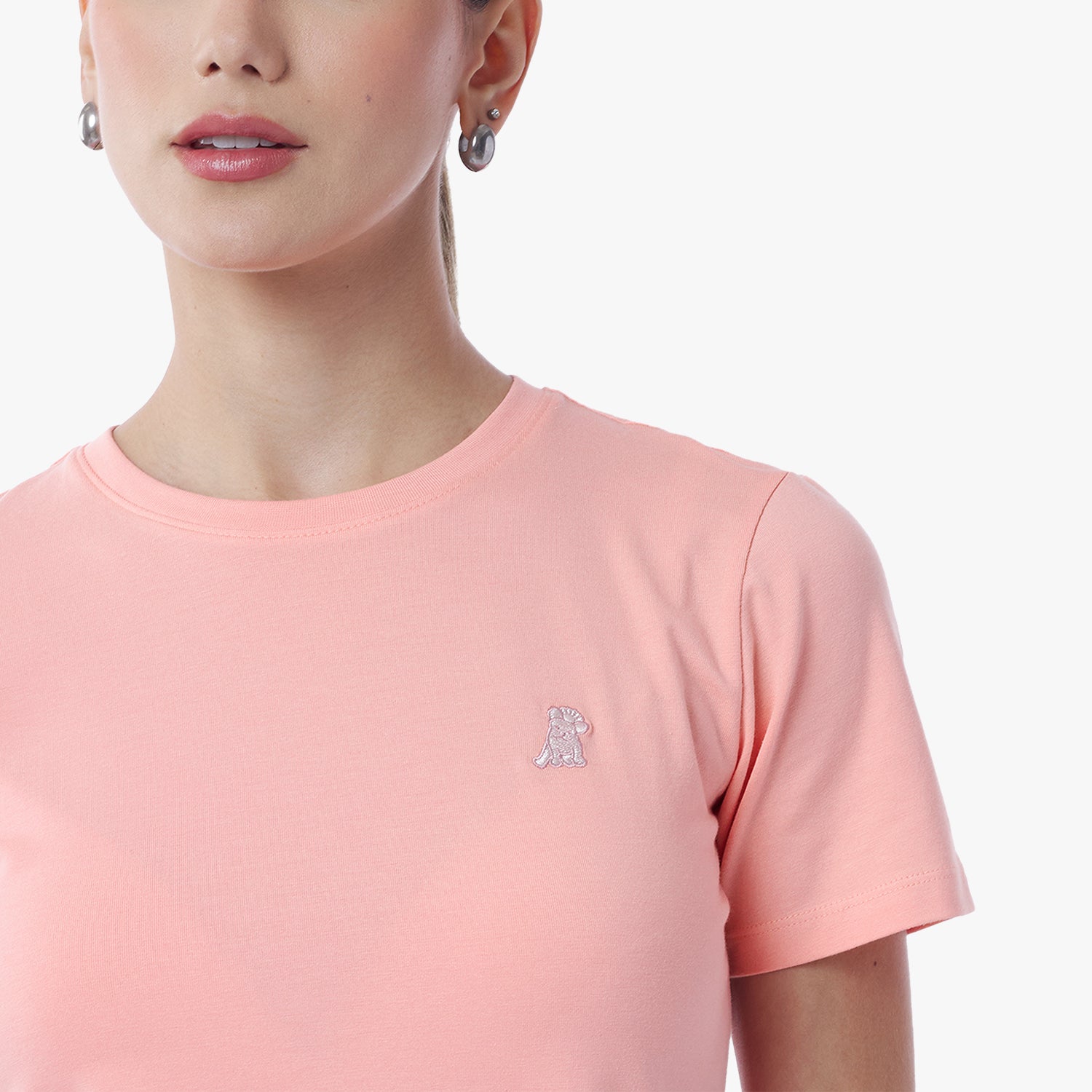 Women's Crew Neck Jersey T-Shirt - JAMES BARK