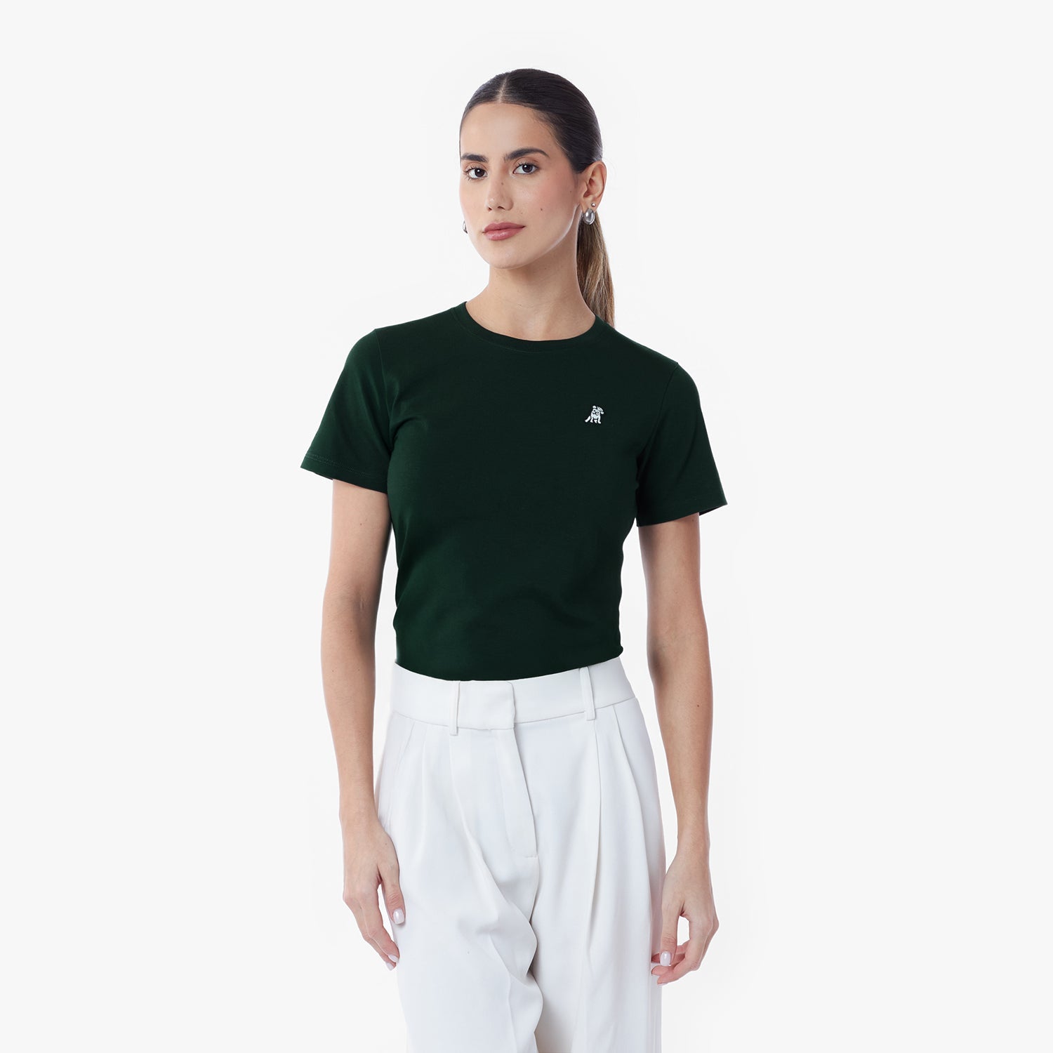 Women's Crew Neck Jersey T-Shirt - JAMES BARK