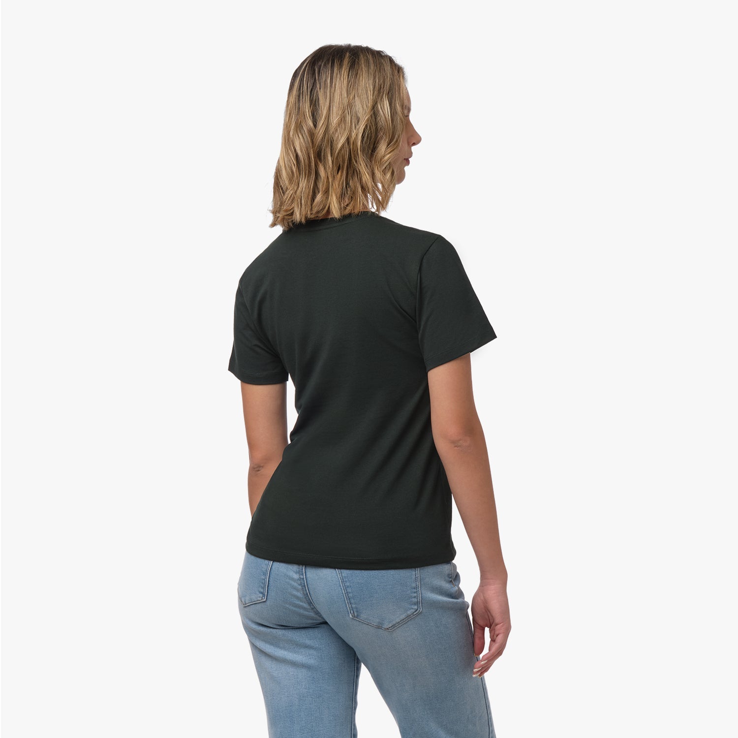 Women's Crew Neck Jersey T-Shirt - JAMES BARK