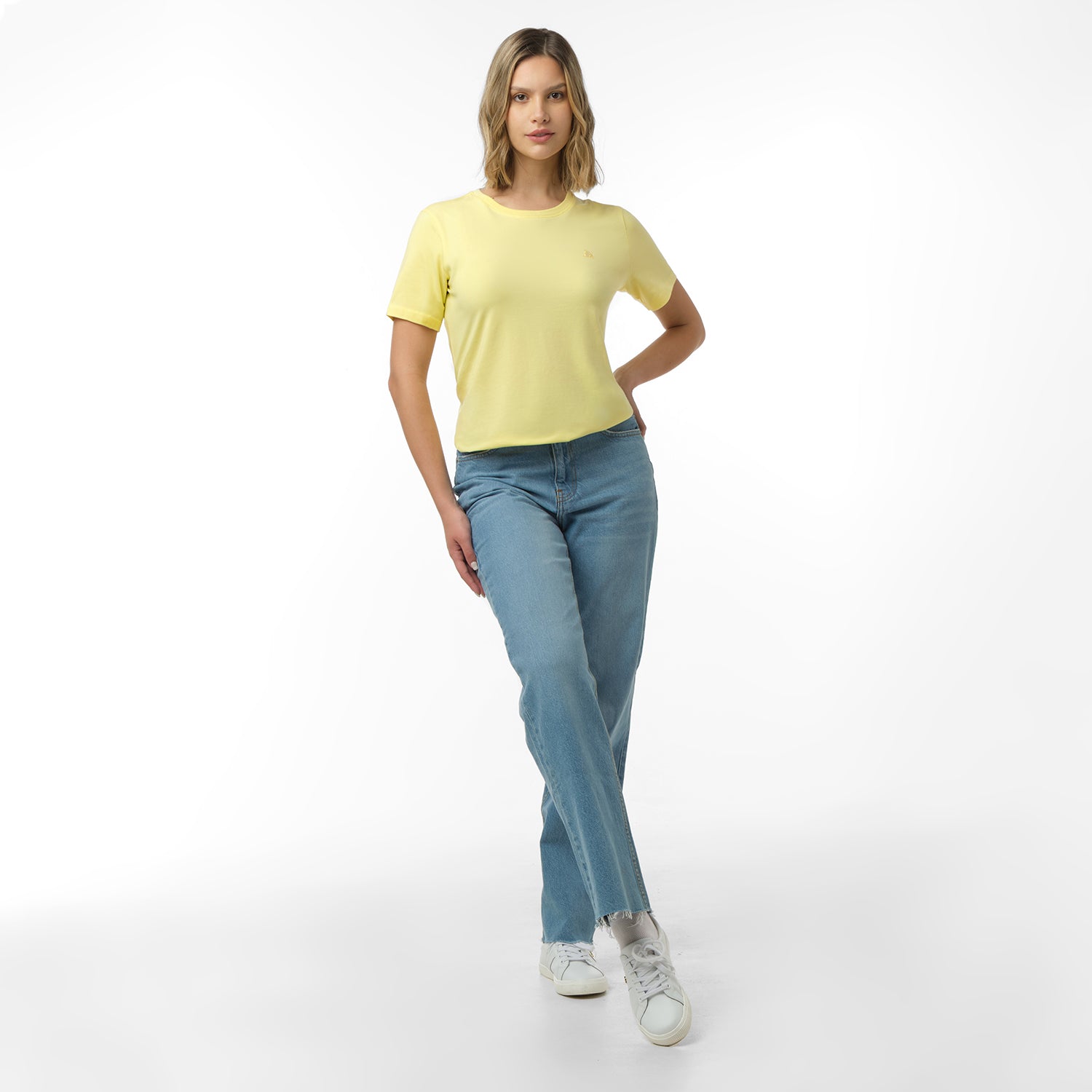 Women's Crew Neck Jersey T-Shirt - JAMES BARK