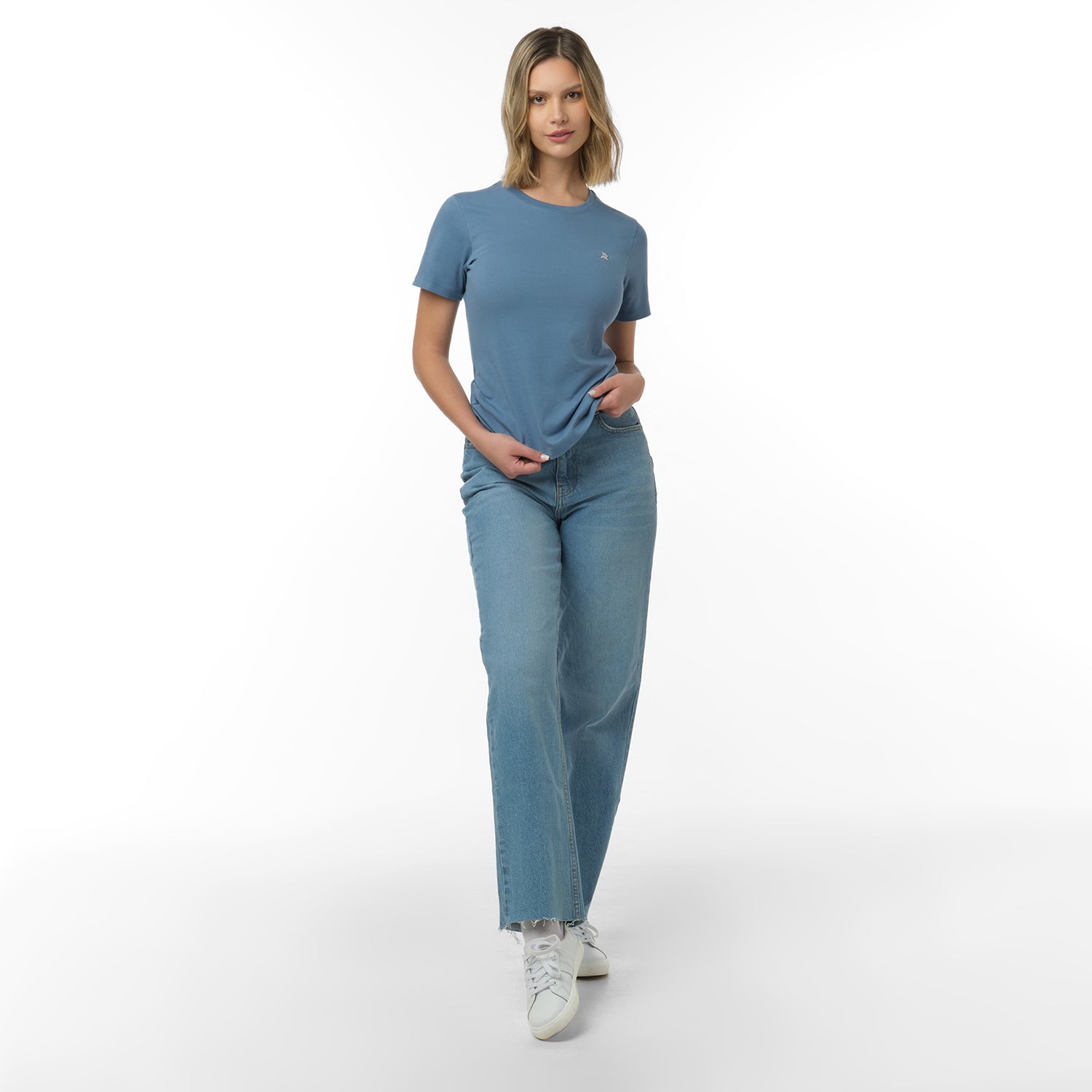 Women's Crew Neck Jersey T-Shirt - JAMES BARK