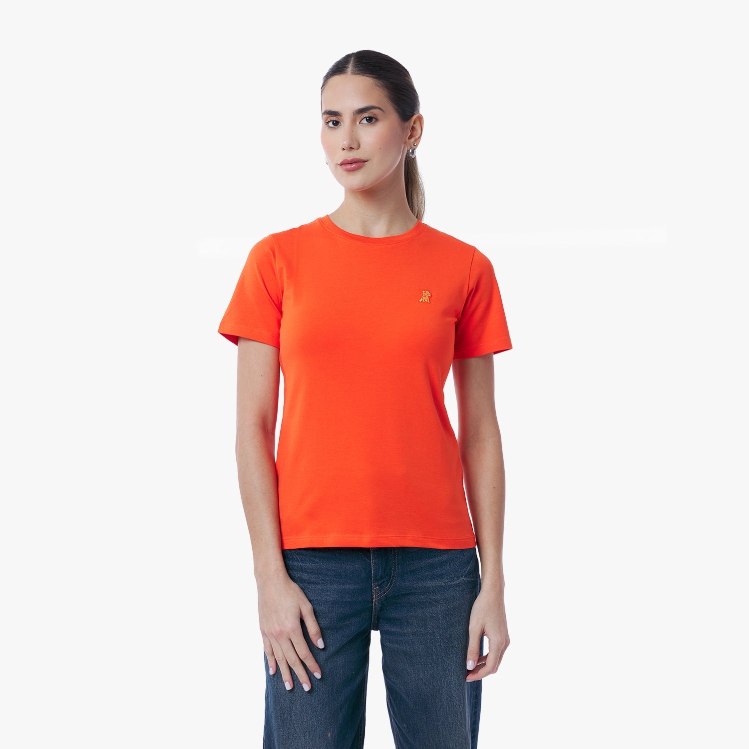 Women's Crew Neck Jersey T-Shirt - JAMES BARK