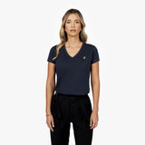 Women's V - Neck Jersey T-Shirt - JAMES BARK