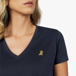 Women's V - Neck Jersey T-Shirt - JAMES BARK