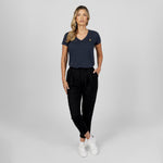 Women's V - Neck Jersey T-Shirt - JAMES BARK