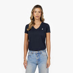 Women's V - Neck Jersey T-Shirt - JAMES BARK