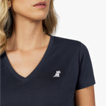Women's V - Neck Jersey T-Shirt - JAMES BARK