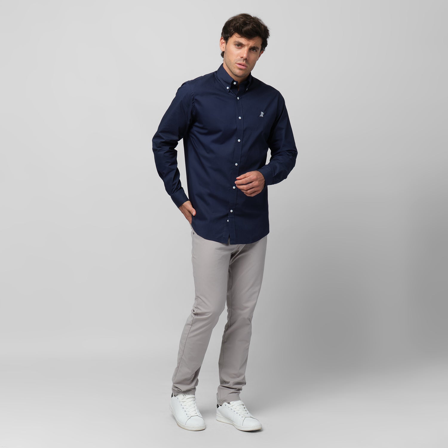 Men's Button Down Poplin Shirt - JAMES BARK
