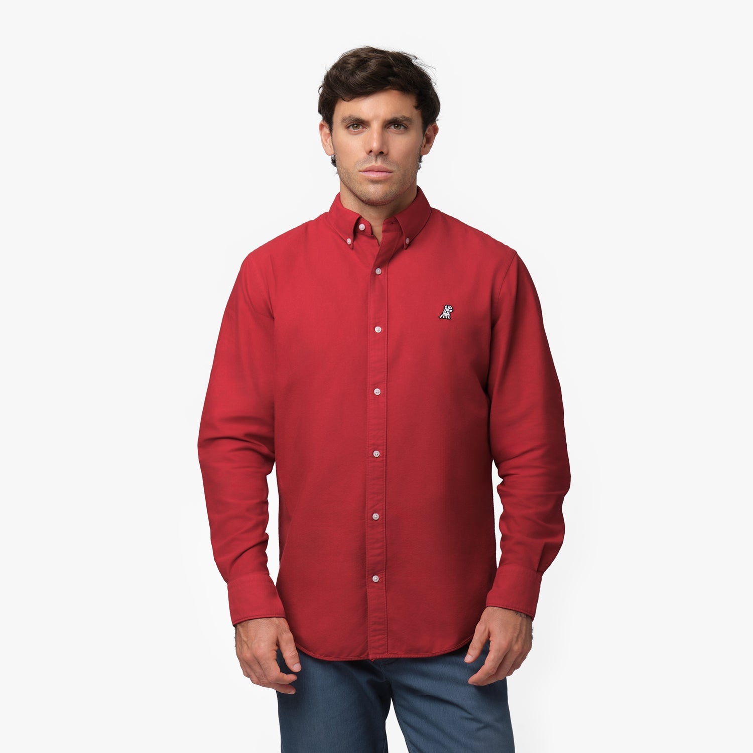 Men's Oxford Button Down Shirt - JAMES BARK