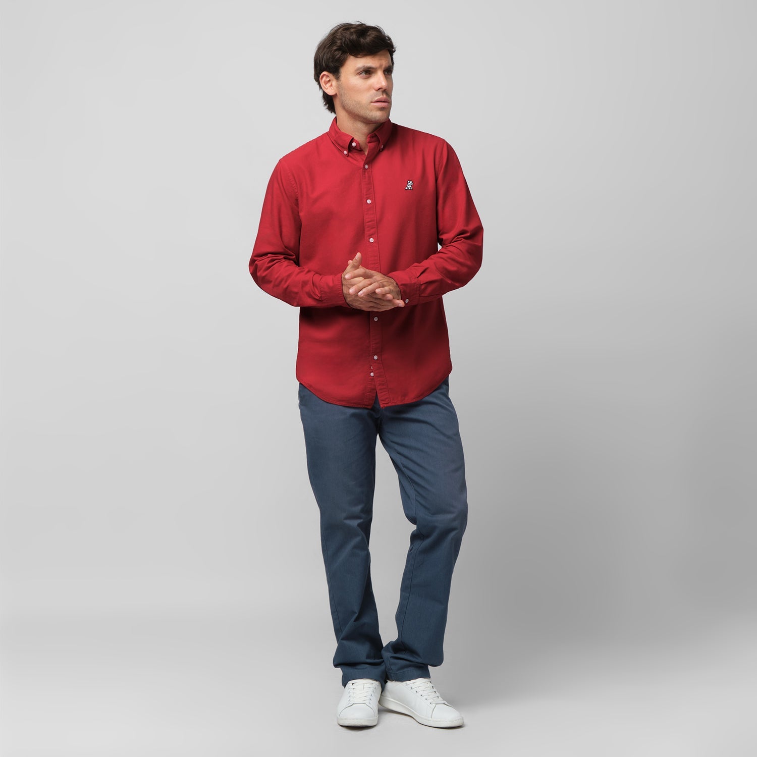 Men's Oxford Button Down Shirt - JAMES BARK