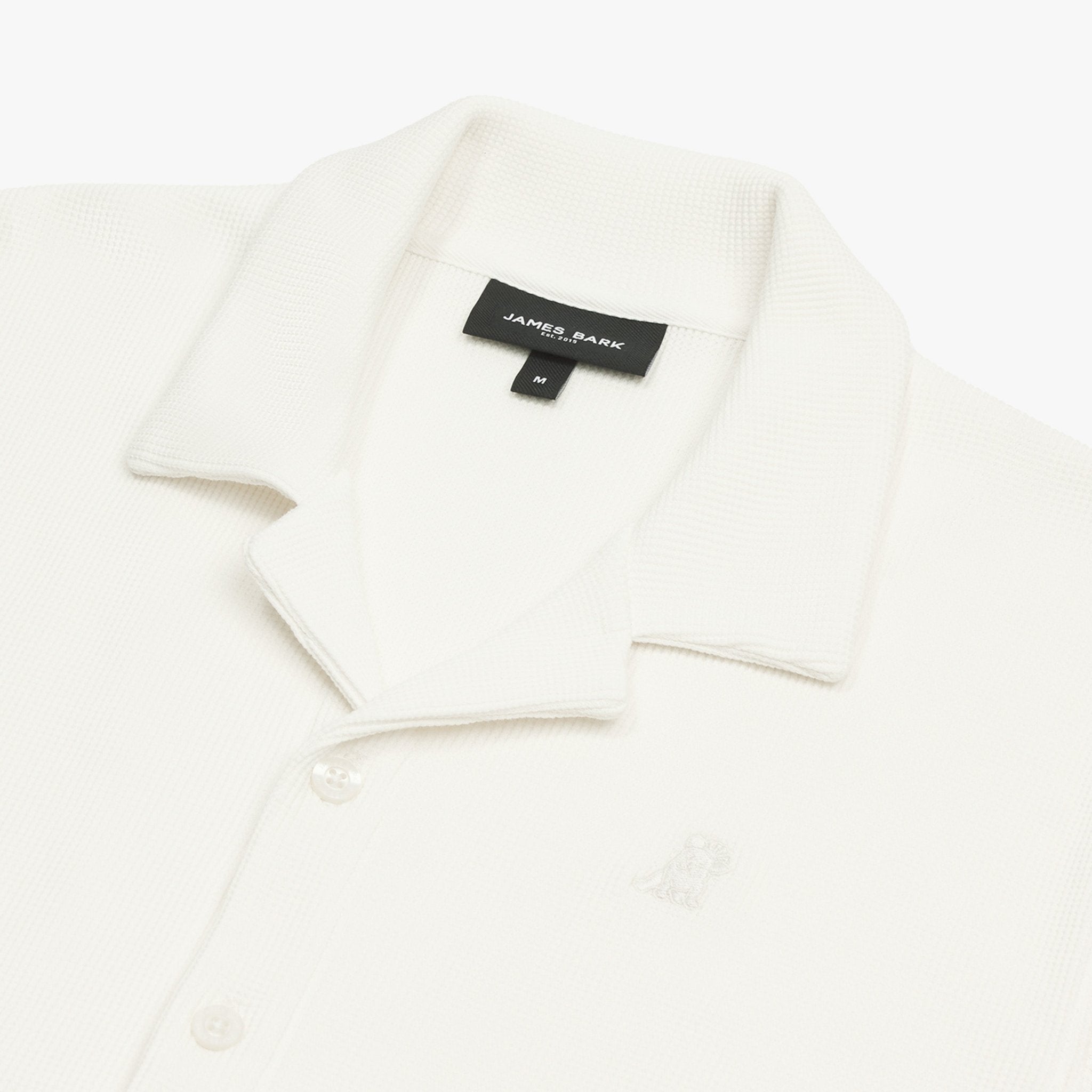 Men's Short Sleeves Waffle Shirt - JAMES BARK