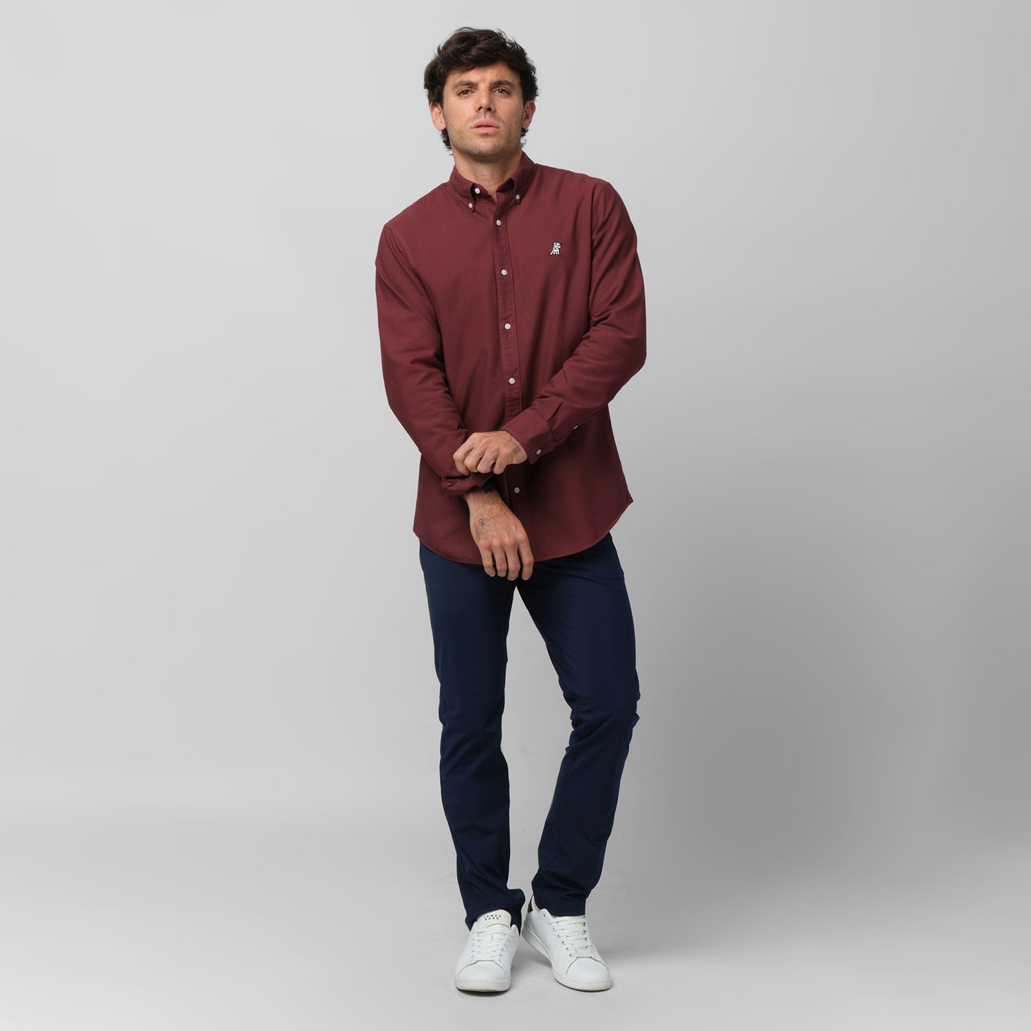Men's Oxford Button Down Shirt - JAMES BARK