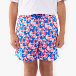 Kid's Geometric Print Swim Trunks - JAMES BARK