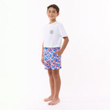 Kid's Geometric Print Swim Trunks - JAMES BARK