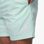 Men’s Solid SwimTrunk — Blue Glass - JAMES BARK