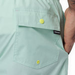 Men’s Solid SwimTrunk — Blue Glass - JAMES BARK