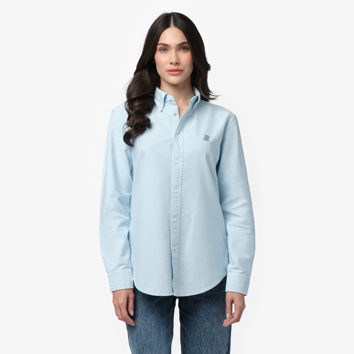 Women's Oxford Button Down Shirt - JAMES BARK