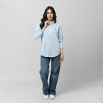 Women's Oxford Button Down Shirt - JAMES BARK