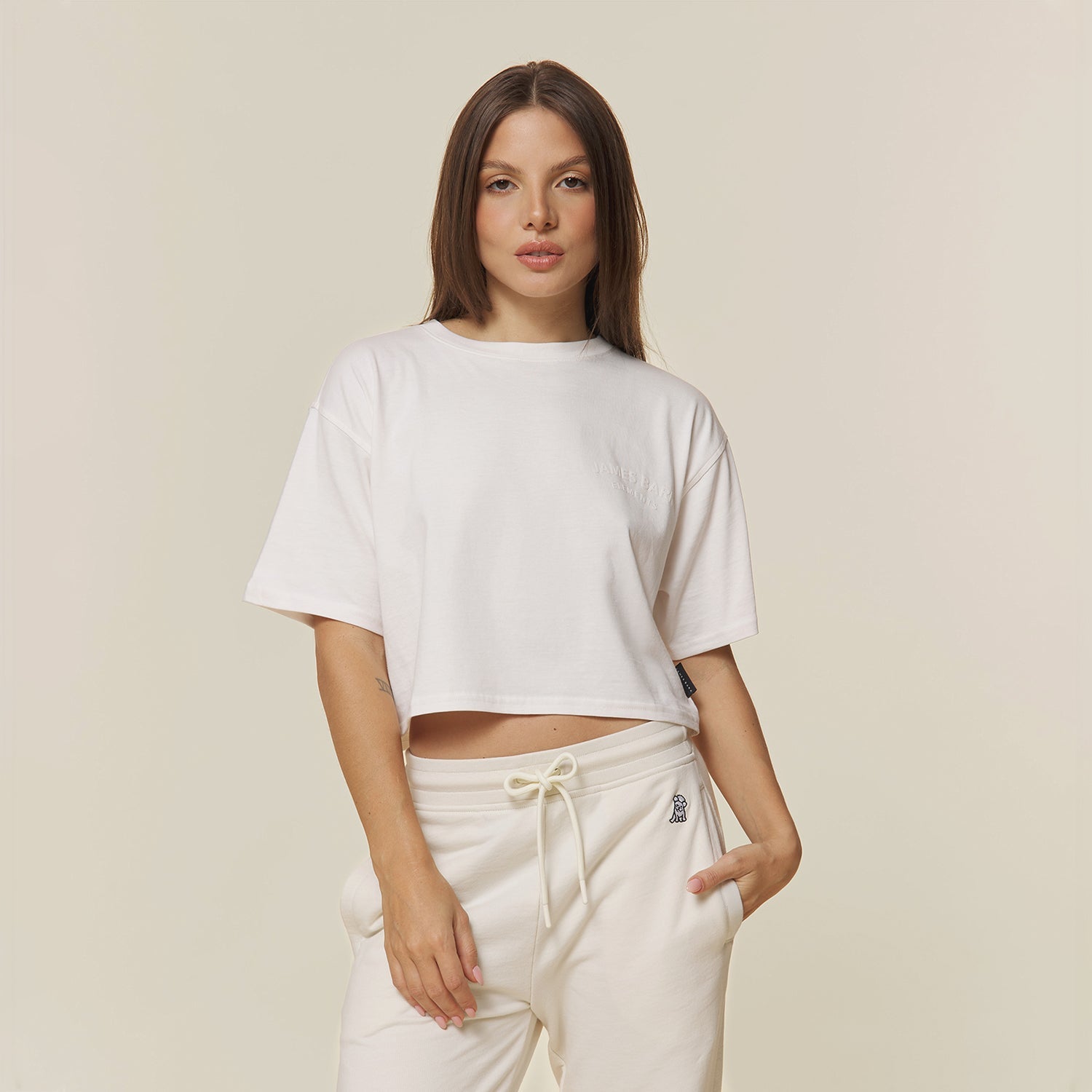 Women's Relaxed Fit Crop Top - JAMES BARK