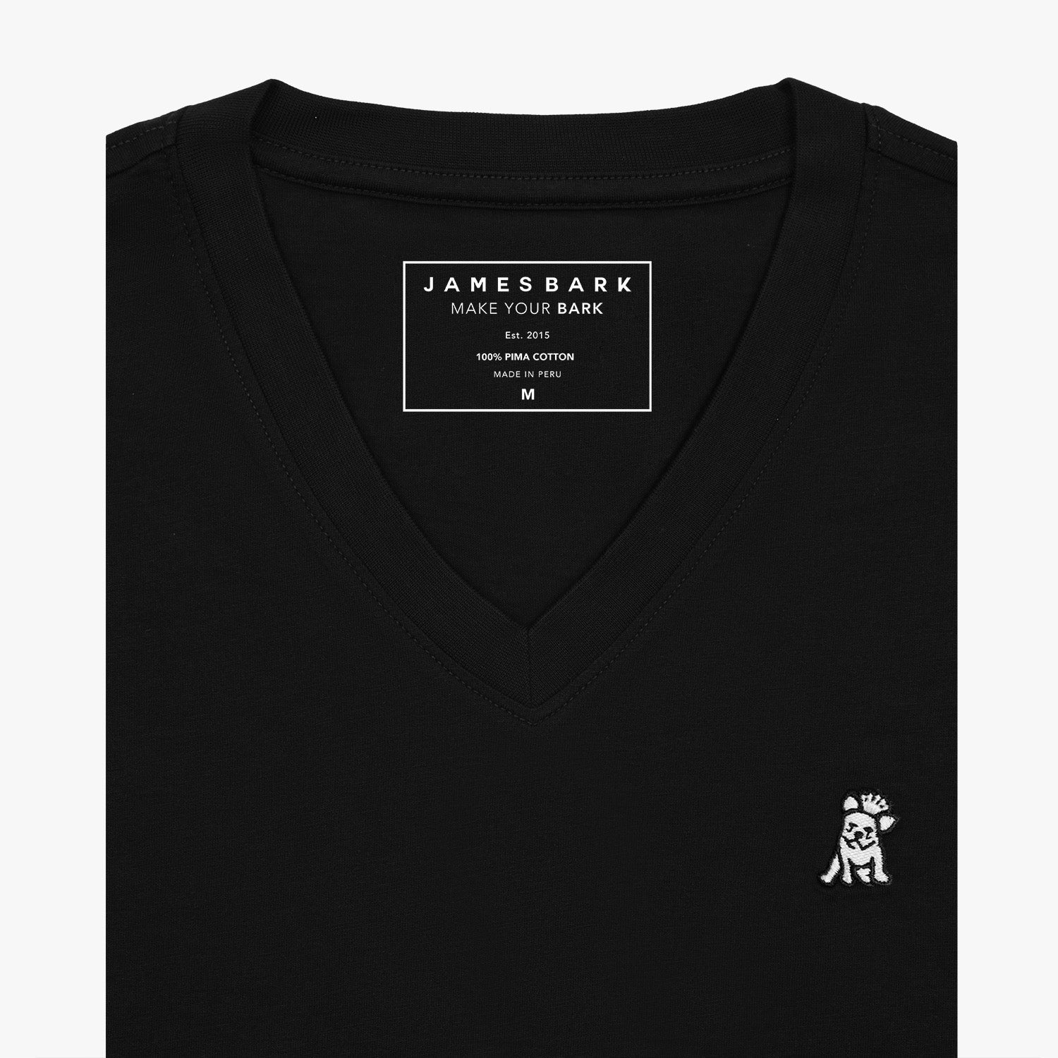 Men's V - Neck Jersey T-Shirt - JAMES BARK