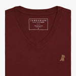 Men's V - Neck Jersey T-Shirt - JAMES BARK