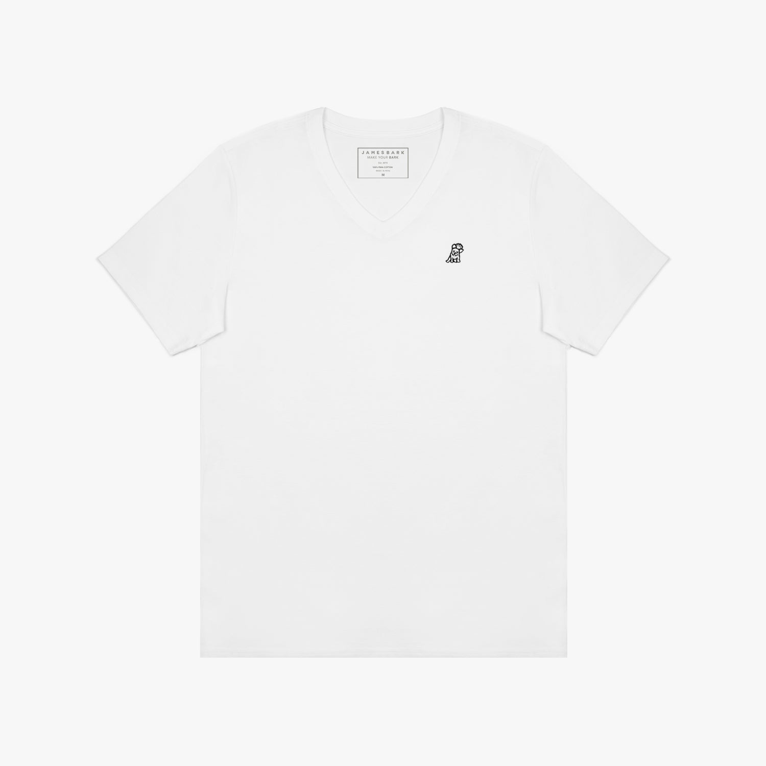 Men's V - Neck Jersey T-Shirt - JAMES BARK