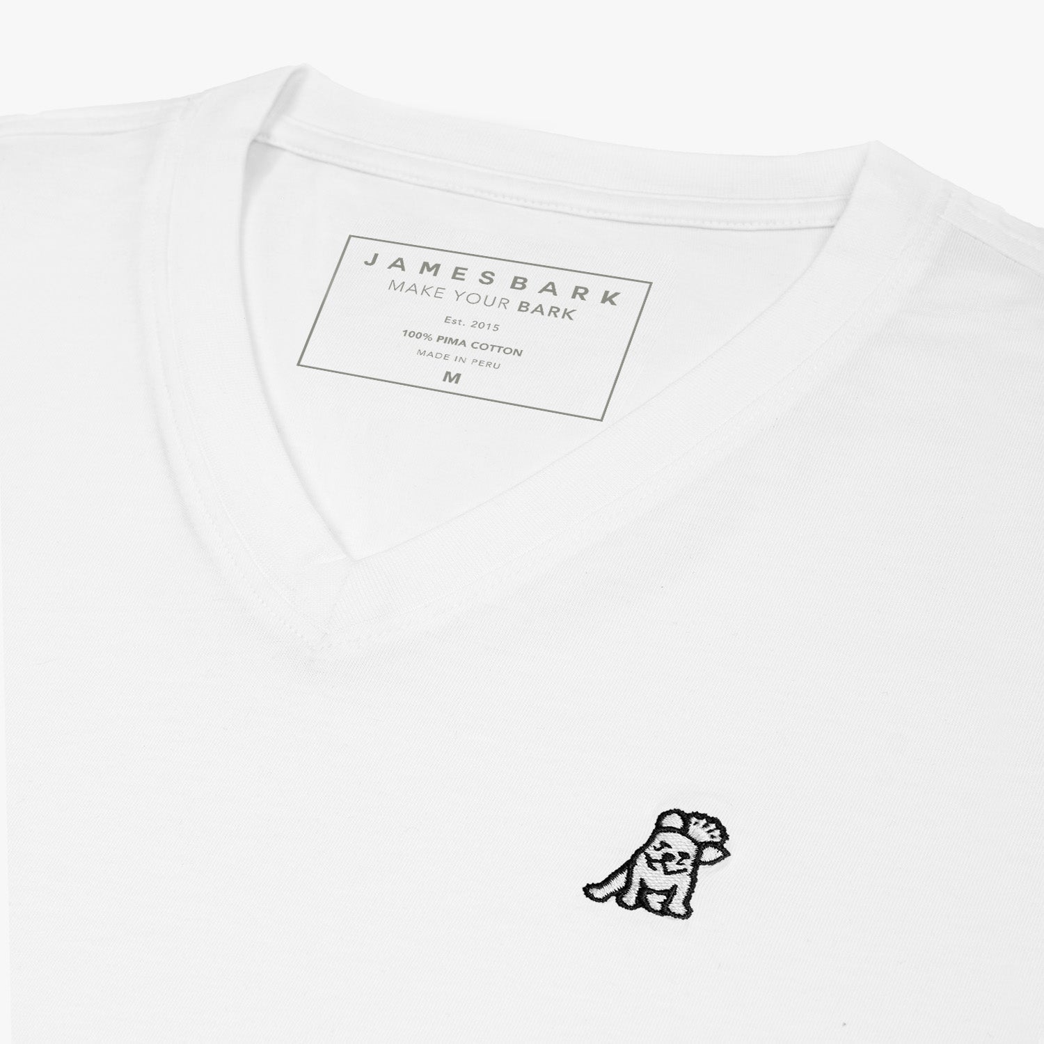 Men's V - Neck Jersey T-Shirt - JAMES BARK