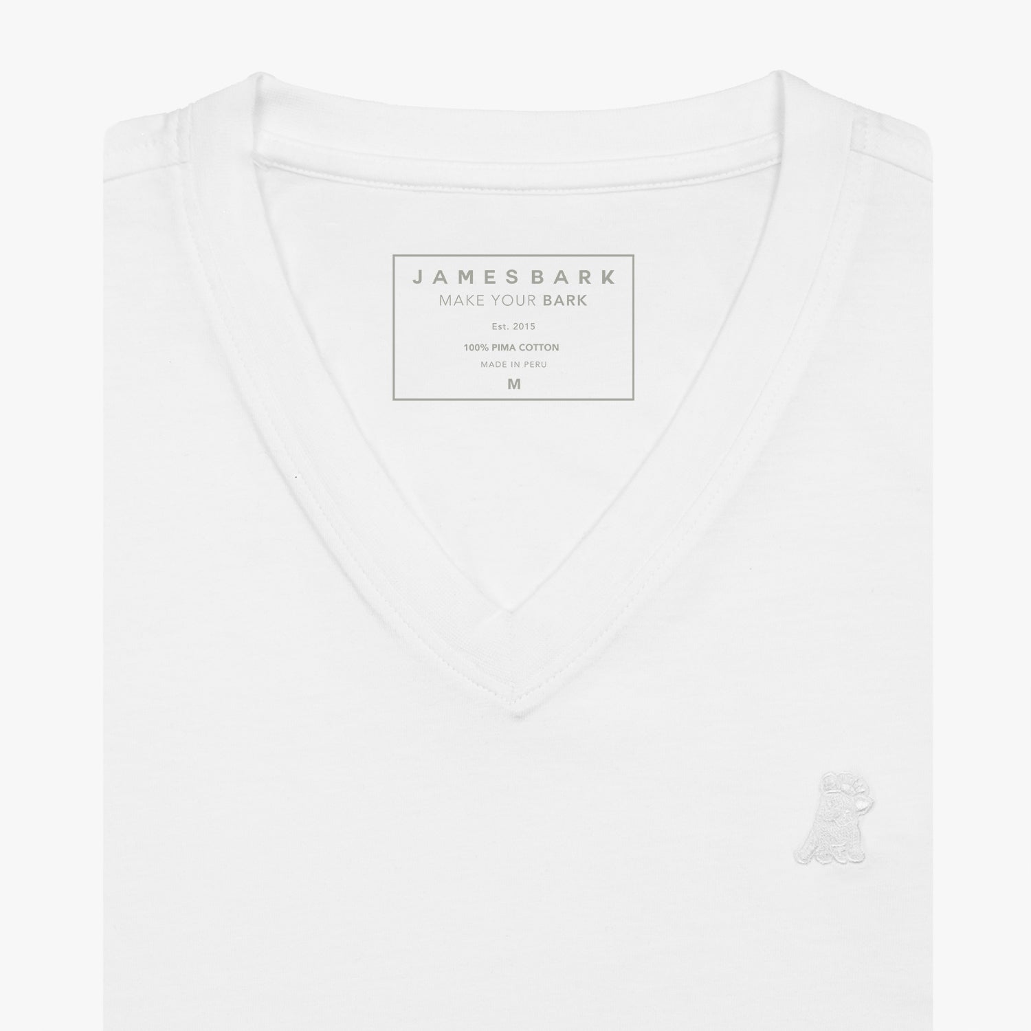 Men's V - Neck Jersey T-Shirt - JAMES BARK