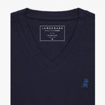 Men's V - Neck Jersey T-Shirt - JAMES BARK
