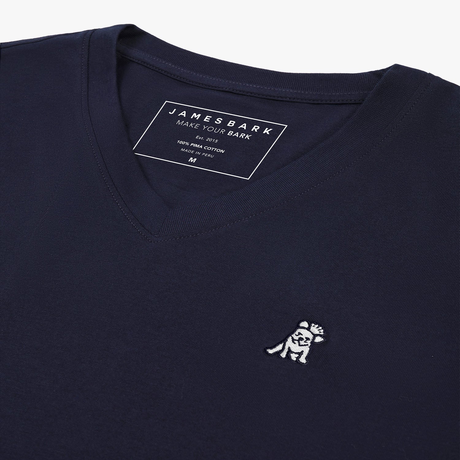 Men's V - Neck Jersey T-Shirt - JAMES BARK