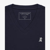 Men's V - Neck Jersey T-Shirt - JAMES BARK