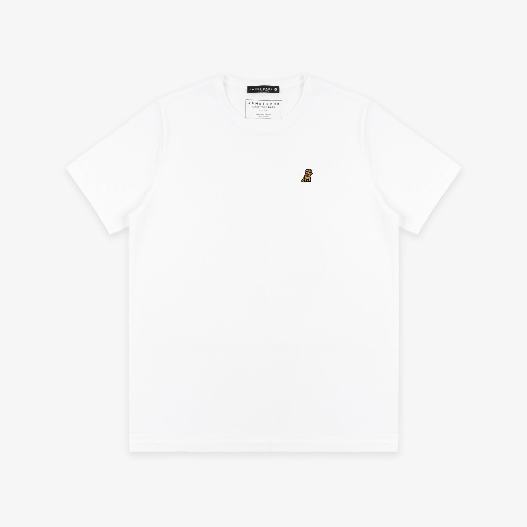 Men's Pique Crew Neck T-Shirt - JAMES BARK