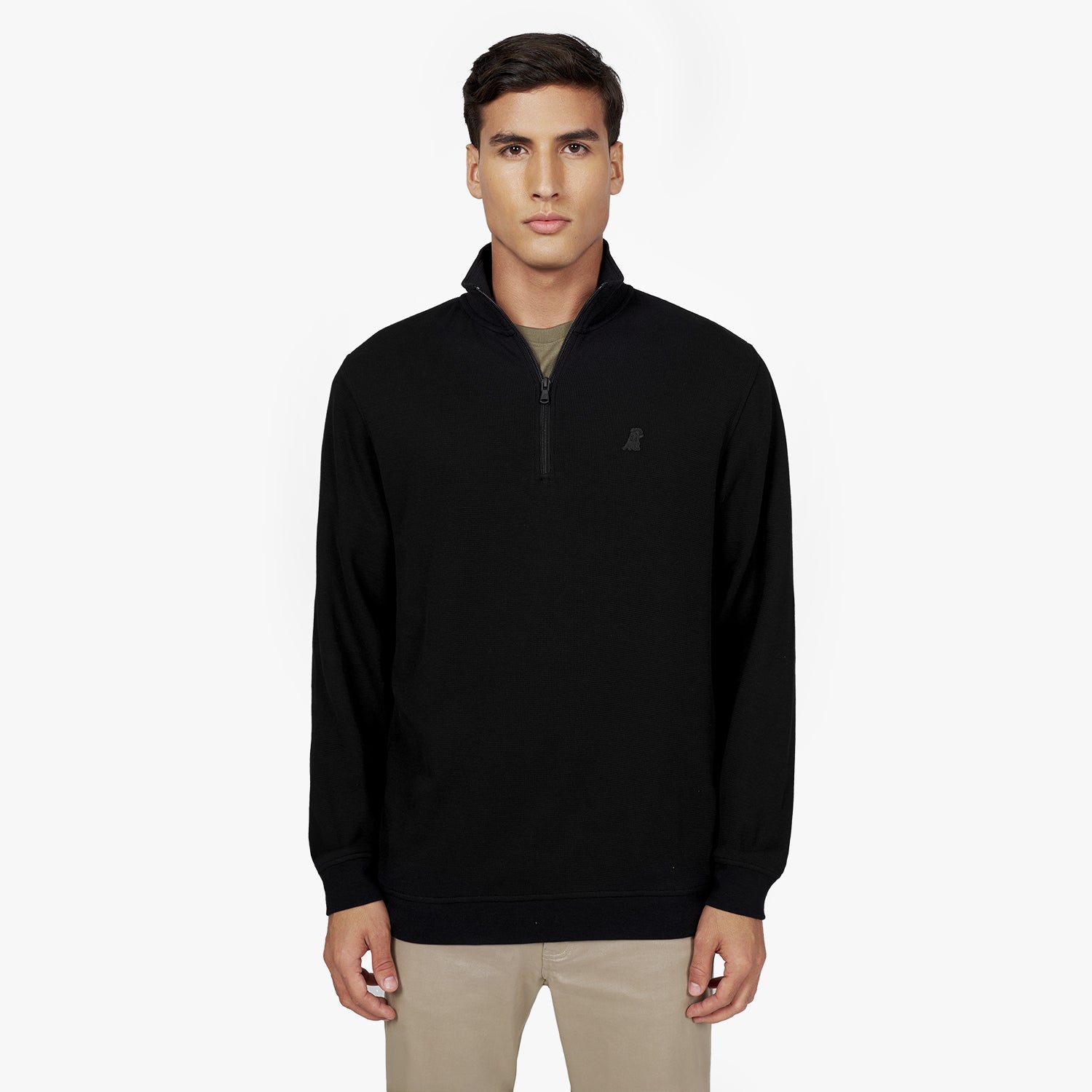 Men's Quarter - Zipper Pullover - JAMES BARK